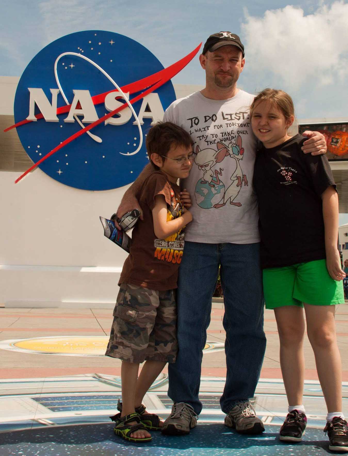 Me and the kids at NASA