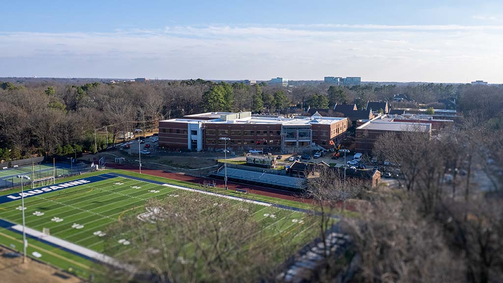 Lausanne Collegiate School Aerial Photo