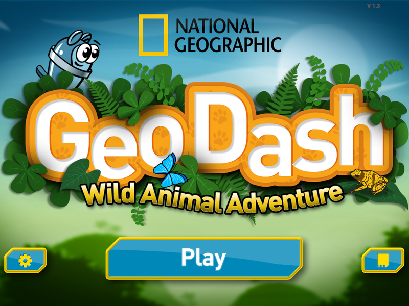 GeoDash Title Screen