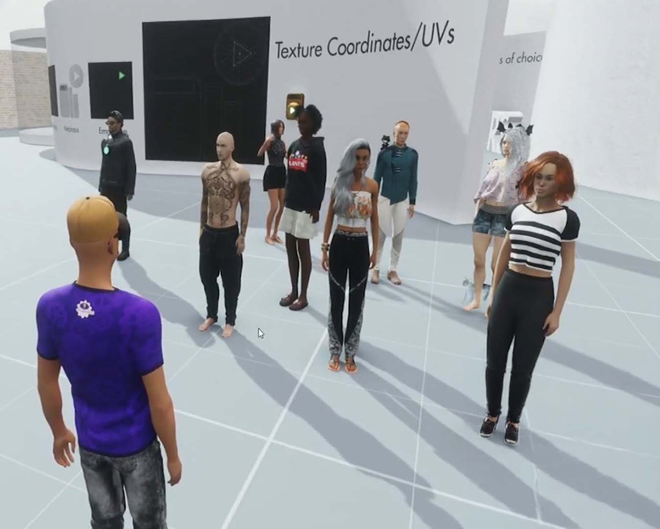 Teaching class in VR