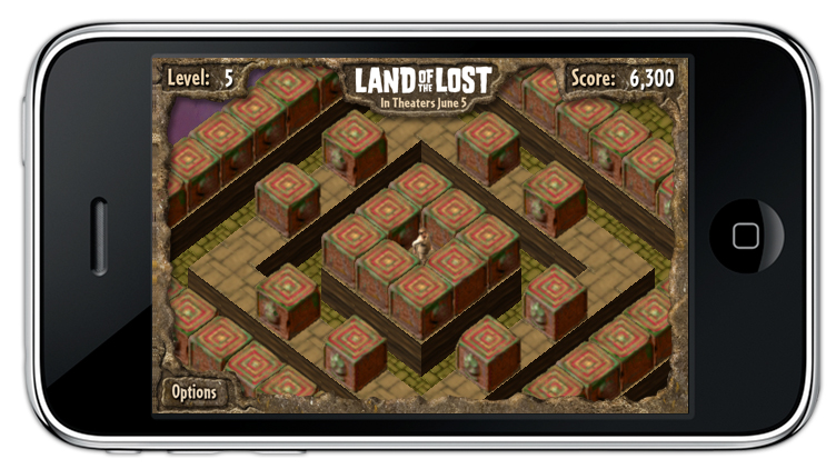 Land of the Lost Gameplay Screen